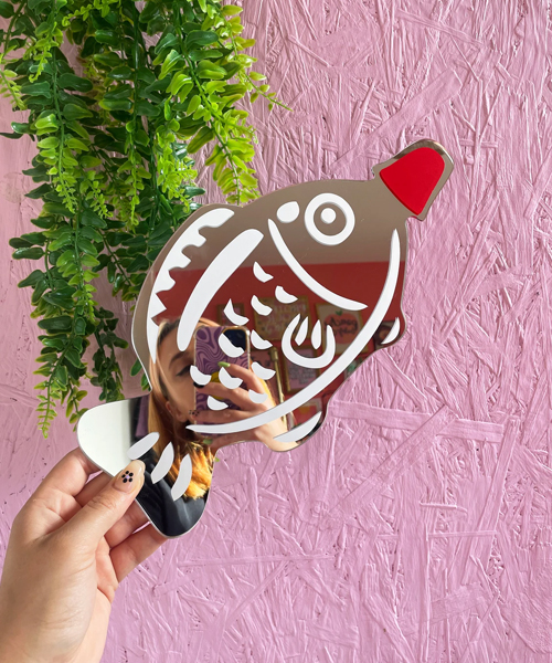 Soja sauce Fisch Sushi Spiegel